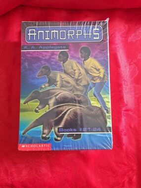 Scholastic Animorphs Box Set with Purple and Blue Cover